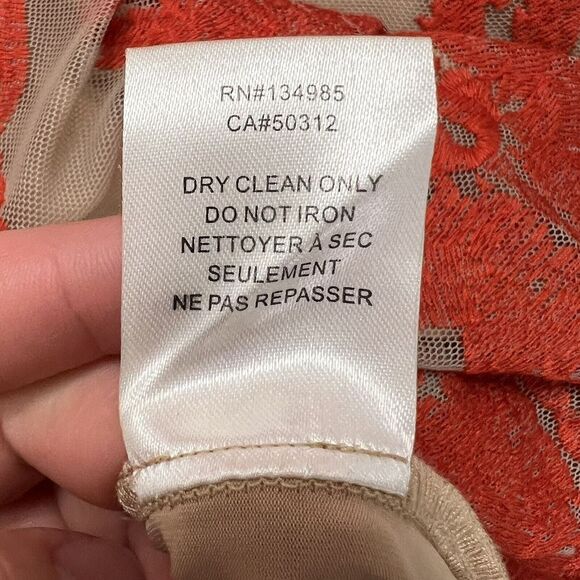 For Love and Lemons San Marcos Mini Backless Dress Red Short Sleeve Size S - Picture 16 of 16